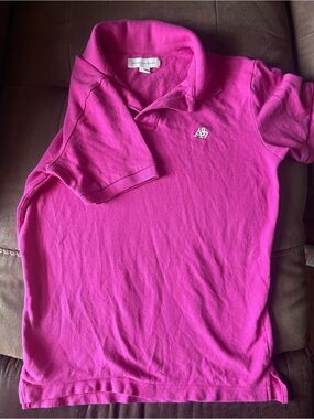Aeropostale Bright Pink Tee with Logo Tag